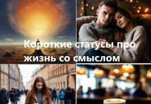Короткие статусы про жизнь со смыслом: 325 штук